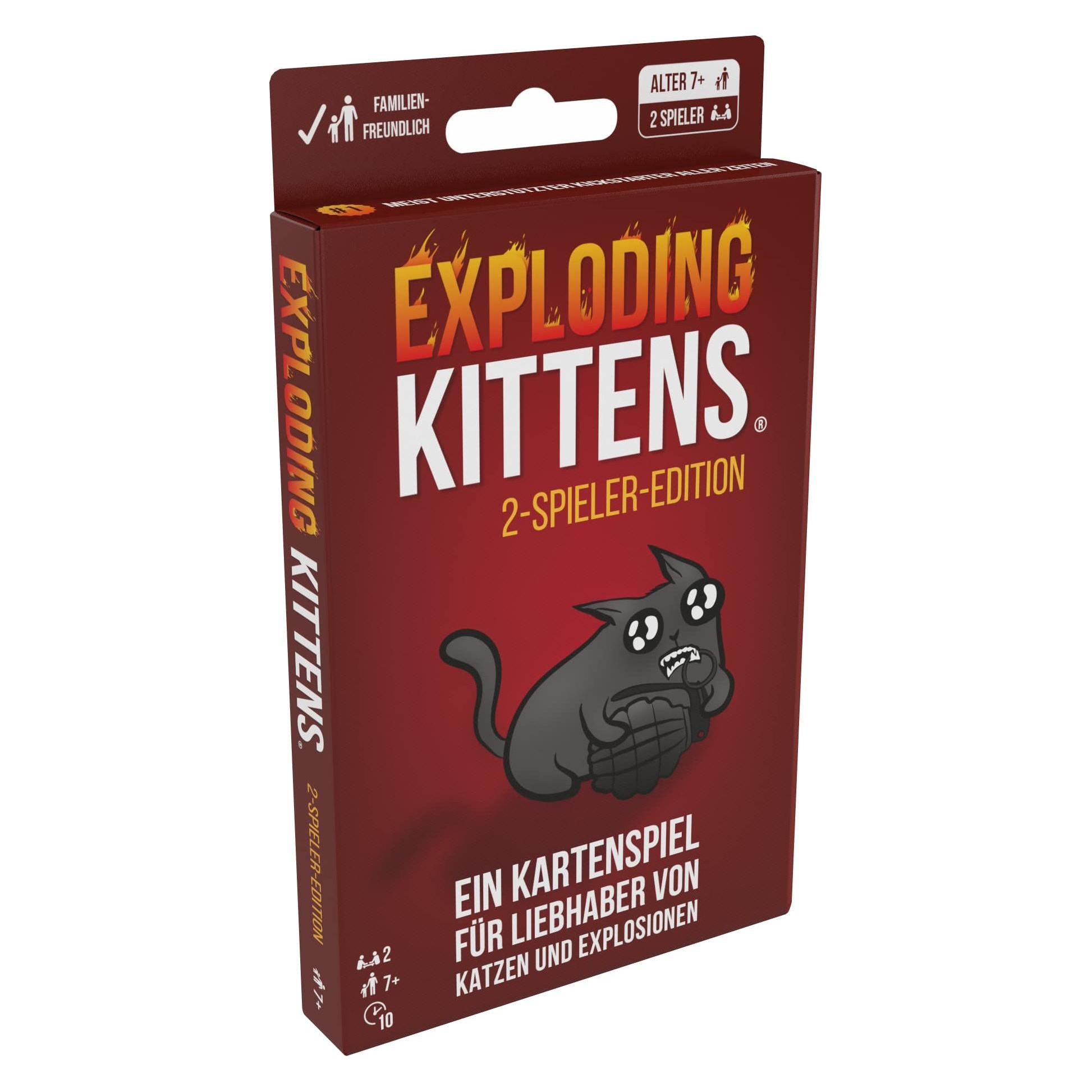 Exploding Kittens 2-Spieler-Edition (Deutsch, 2 Spieler) (EXKD0019)