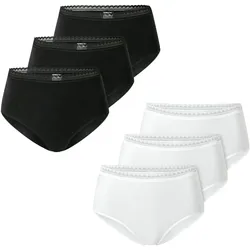 Schiesser Damen Midislip Modern Multipacks 6er Pack