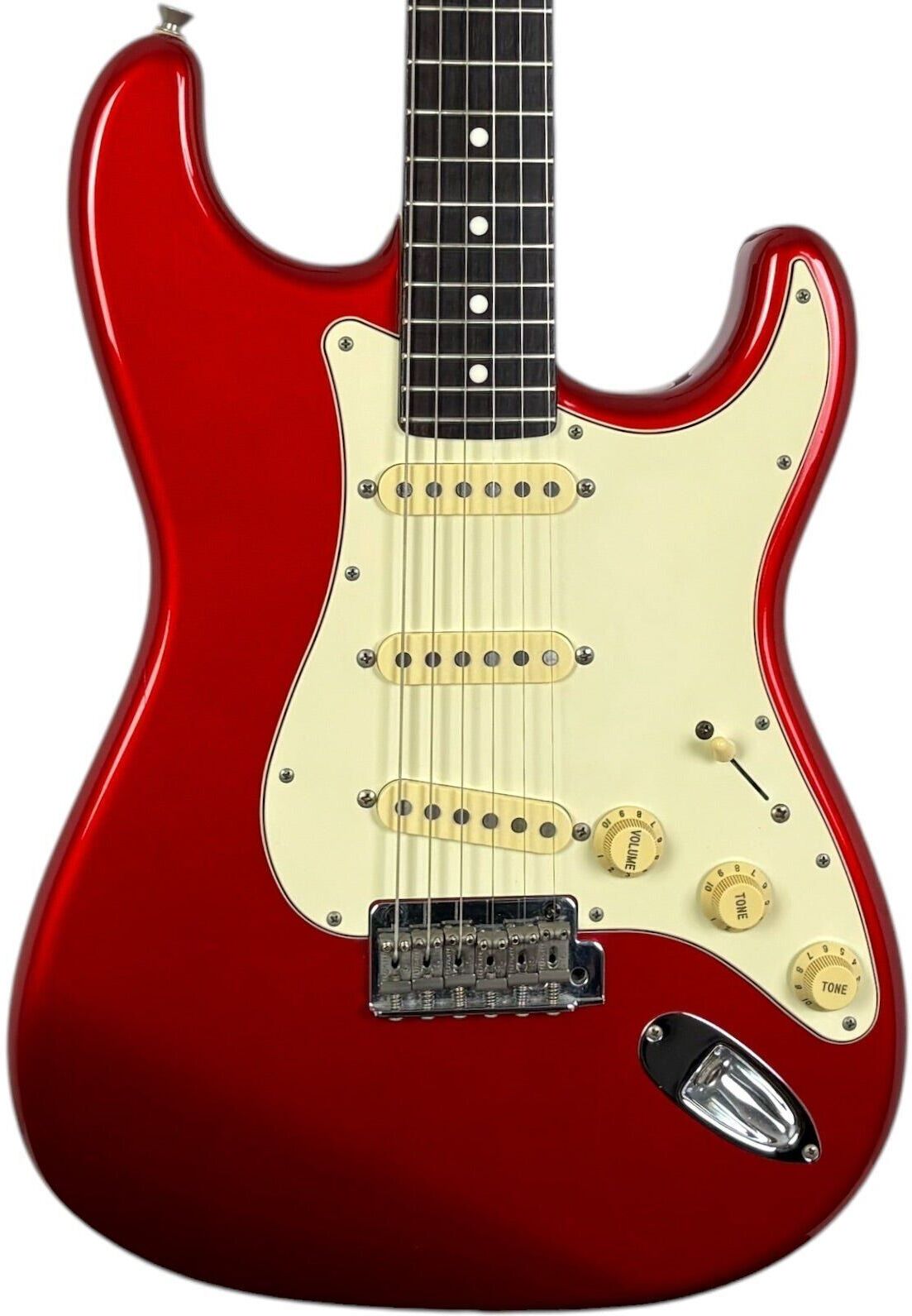 FGN Fujigen Japan Neo Classic Stratocaster 2010 - Candy Apple Red   Rouge Candy Apple - Refurbished