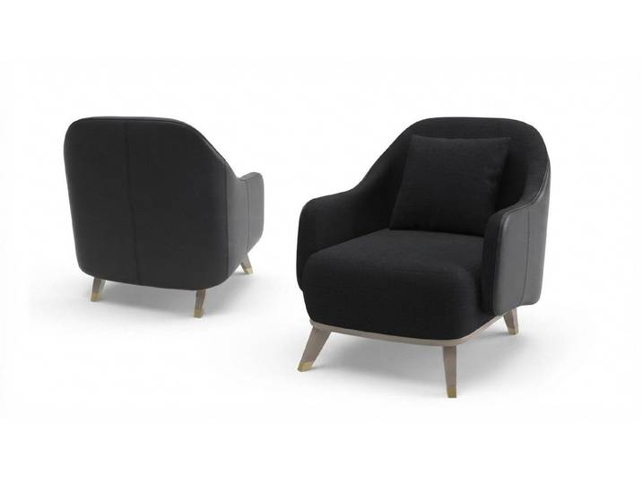 Xlmoebel Sessel Weißer Luxus-Polstersessel mit elegantem Design und Textilbezug (1-St., Sessel), Hergestellt in Europa