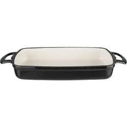Vogue rechteckige Auflaufform Gusseisen schwarz 2,8L