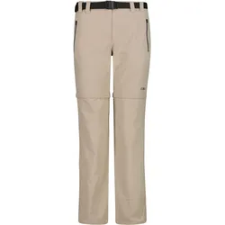 CMP Campagnolo, Damen, Outdoorhose, Zip Off (4XL), Braun