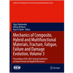 Mechanics of Composite, Hybrid and Multifunctional Materials, Fracture, Fatigue, Failure and Damage, Fachbücher von Vijay Chalivendra, Allison M Beese, Ryan, M Beese, Allison/B Berke, Ryan B. Berke