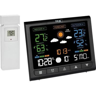 TFA Dostmann CONTRAST 35.1171.01 Funk-Wetterstation Vorhersage für 12 bis 24 Stunden Anzahl Sensoren max. 3