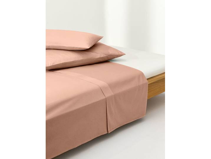 Drap plat en satin de coton Comfort