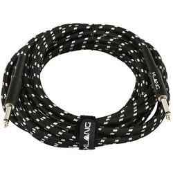 Klang Instrumentenkabel TWEED BLACK 6,3mm Klinke, mono - 6,3mm Klinke, mono, 6,0... - Instrumentenkabel