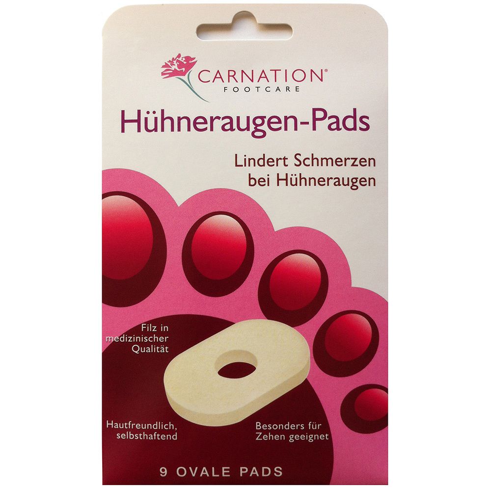 Carnation Hühneraugen-Pads 9 St Pflaster