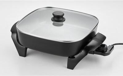 Elite Cuisine "Elite Gourmet EGL2500 12""X12"" Electric Skillet"