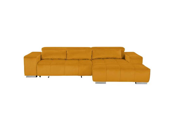 Ecksofa Orion Kopfstütze klappbar Currygelb
