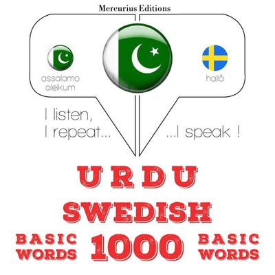 1000 essential words in Swedish - JM Gardner, Audio, 9782821147812