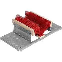 kaiserkraft Schuhreiniger, Schuhbürste, Silber