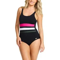 Damella Annabella Chlorine Resistent Swimsuit Schwarz/Rosa Polyester 36 Damen