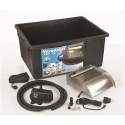 Ubbink Design Wasserfall Nevada LED Set 30 schwarz
