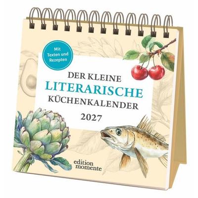 Der kleine literarische Küchenkalender Premium-Postkartenkalender 2027 - Mit Texten und Rezepten