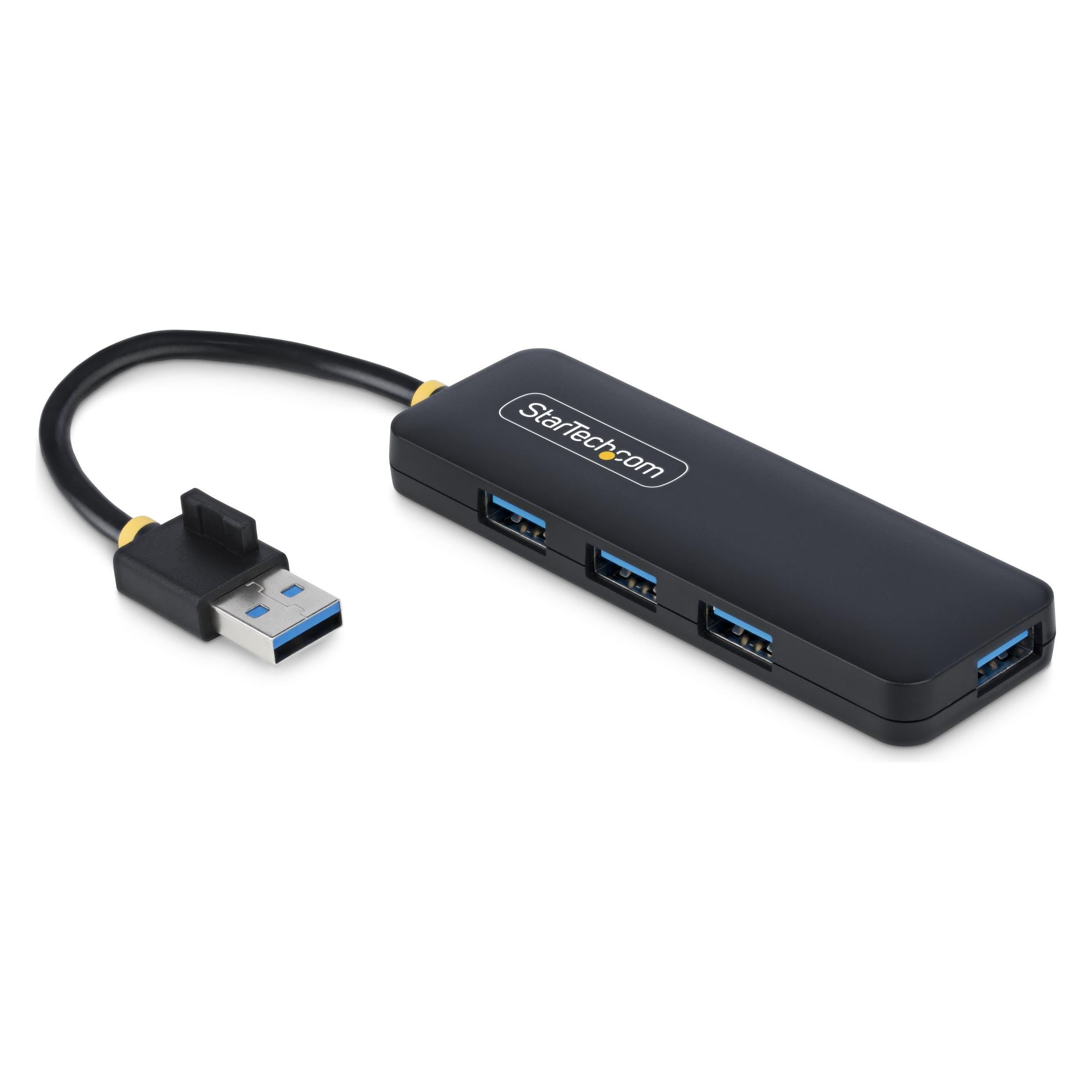 StarTech 4-Port USB-A Hub 5gbps Portable Powered Nms Ns Ctlr (USB-A, 4 Ports) (H5A4A-USB-HUB)