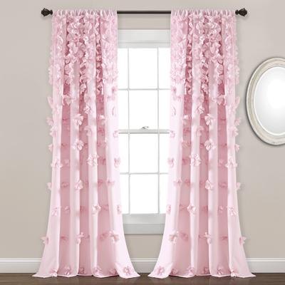 Silver Orchid Turpin Single Window Curtain Panel