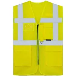 Korntex, Warnweste, Executive Mesh Multifunktions-Warnweste (5XL)