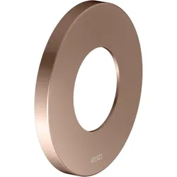 KEUCO IXMO Wandrosette 59556290091 rund, Übergröße, für Ventile und Thermostat-Brausemischer, Ø 10,5 cm, Rotgold gebürstet