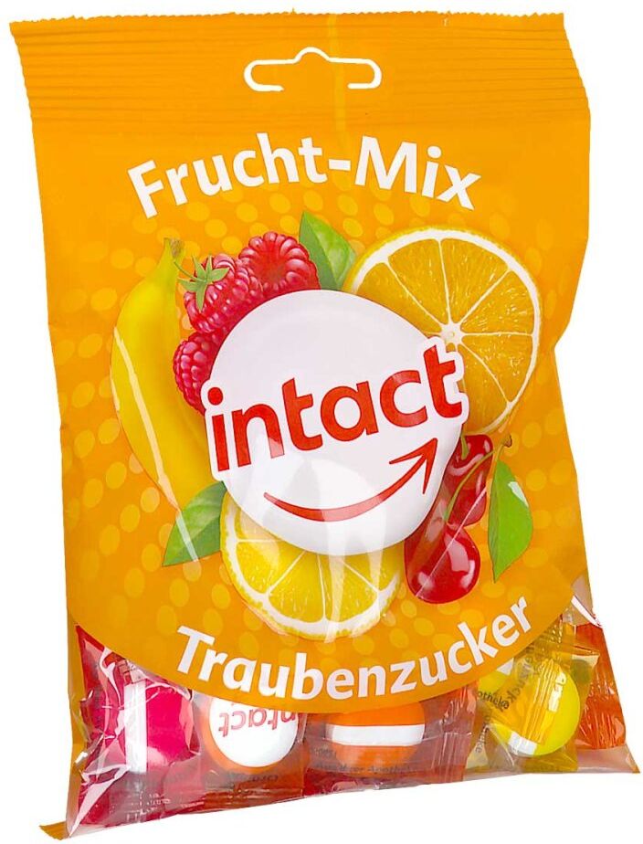 Intact Traubenzucker Beutel Frucht-mix 75g