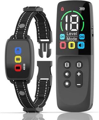Everyday Crate Smart Color Display Remote Dog Training Collar With Waterproof Anti Bark Control non Electric Shock