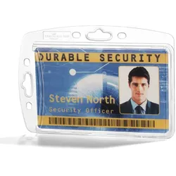 DURABLE Namensschild 890519 85x54mm Kunststoff tr 10 St./Pack.
