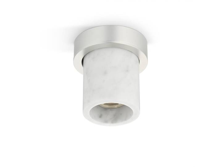 Downlight Miss Marble, Carrare/argent - DESIGN BY US - Salle de bains - Marbre - À ampoule unique