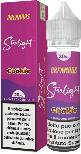 Dreamods Starlight All Star Cookie Liquido Shot 20ml Biscotto Crema Limone