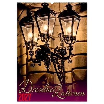 Dresdner Laternen (Wandkalender 2027 DIN A2 hoch), CALVENDO Monatskalender