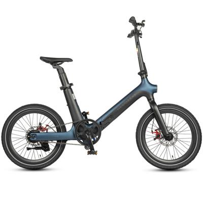 E-Bike MAXTRON "Smart 30 Urban" Gr. 42, blau (dunkelblau, schwarz), Elektrofahrräder, 42cm, 20 Zoll (50,80cm), E-Klapprad kompakt und flexibel für Stadt & Reise