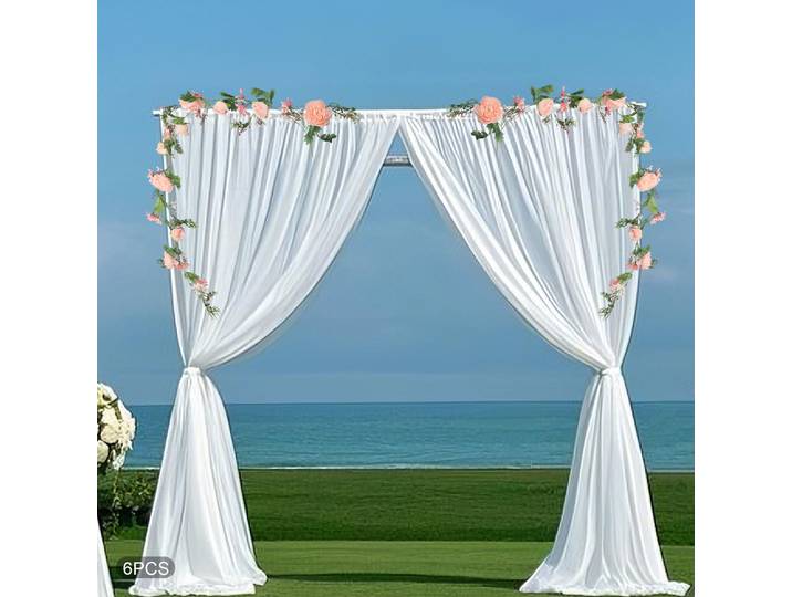 Guirlande de fleurs artificielles décoratives, pour porte, fête de mariage, décoration murale de la maison
