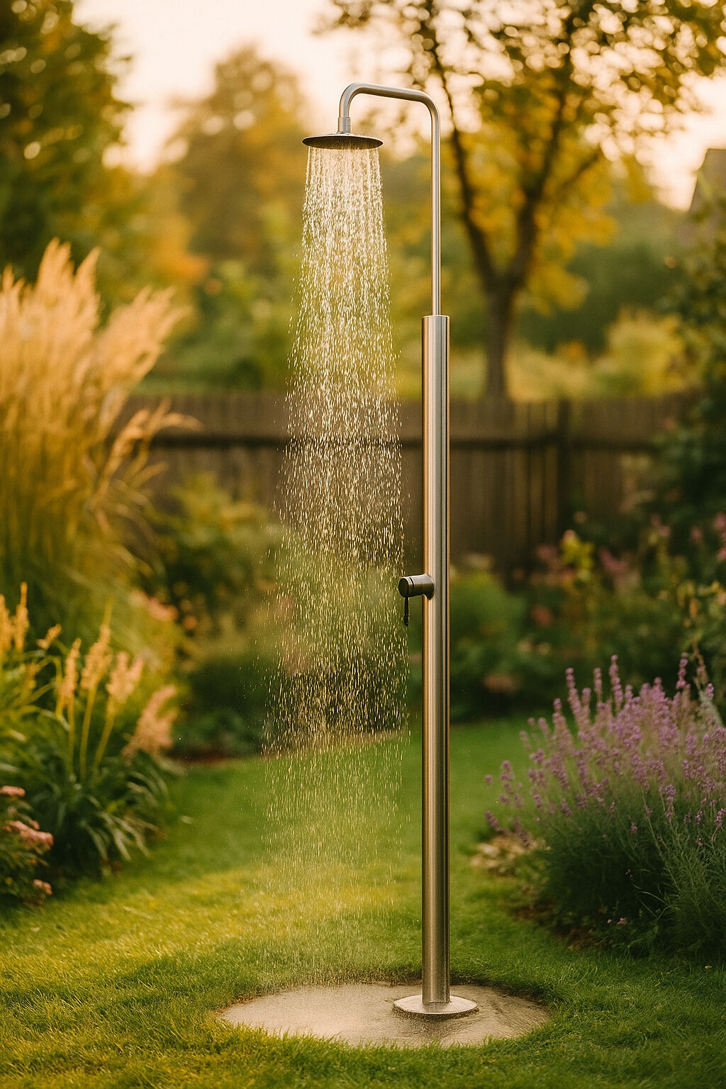 Eichenwald Ideal Edelstahl Eichenwald Modell 70 Gartendusche Romeo