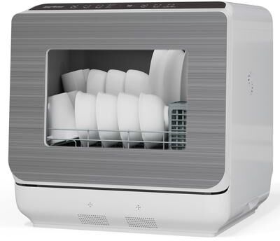 Royalcraft "Portable Countertop Dishwasher 18"", 152oz Built-in Water Tank, 6 Wash Programs - N/A"