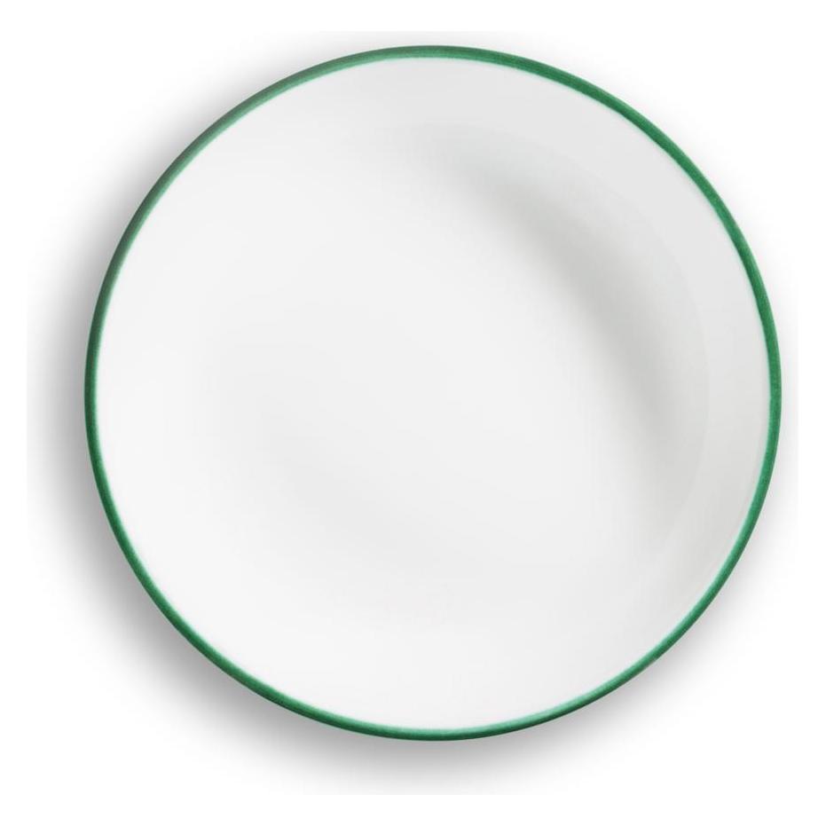 Gmundner Keramik Grüner Rand Suppenteller Cup (Ø 20cm) (20 cm) (32747225)