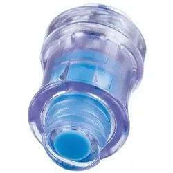 SAFEFLOW Membranventil nadelfr.m.Verlängerung blau 1 St
