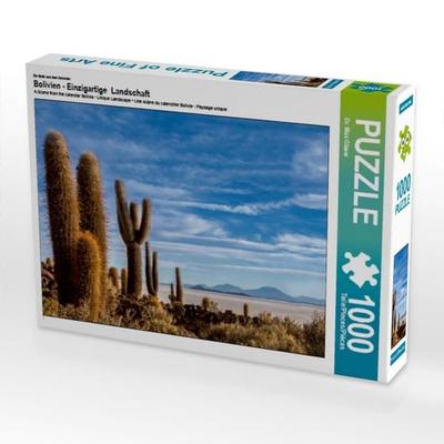 CALVENDO Puzzle Ein Motiv aus dem Kalender Bolivien - Einzigartige Landschaft 1000 Teile Puzzle quer | 1000 Teile Lege-Größe 64 × 48 cm Foto-Puzzle