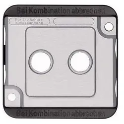 Merten Zentralplatte mat/si 294660