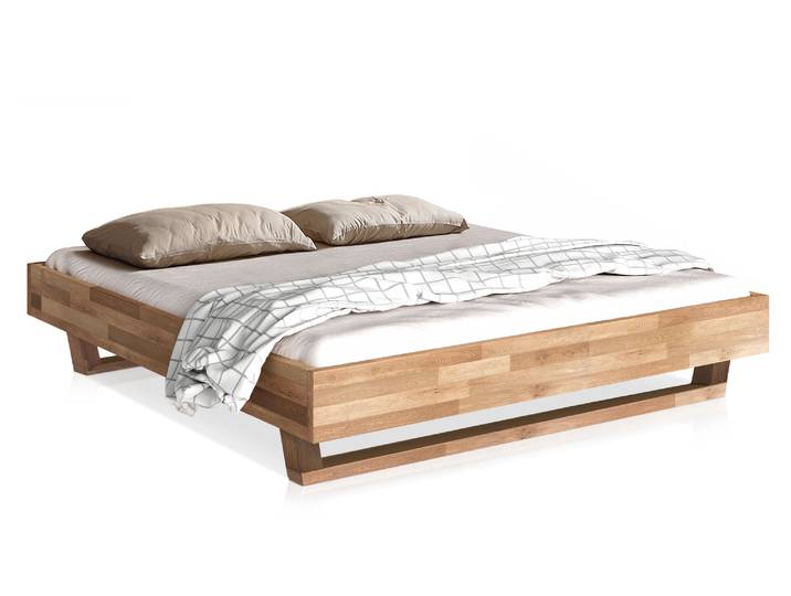LÖWEN Holz-Kufenbett ohne Kopfteil, Material Massivholz, 120 x