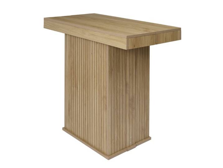 Table Extensible - HOME DECO FACTORY - Klaus - Marron - 47 x 90 cm à 235 cm