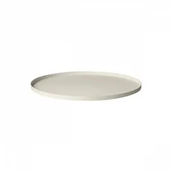 blomus Tablett Peasy Ø 38 cm Edelstahl Beige L (Large)