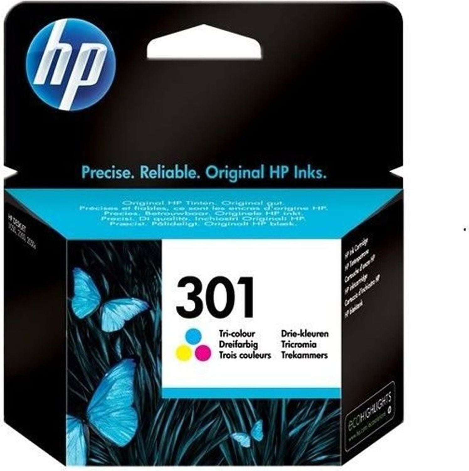HP 301 Tri-color Original Ink Cartridge CH562EE voor HP Envy 4505 en HP DeskJet 1050/1512/2548/3057A