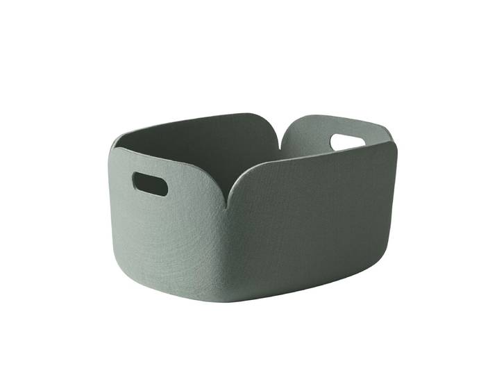 Muuto - Restore Aufbewahrungskorb 48 x 35 cm, dusty green