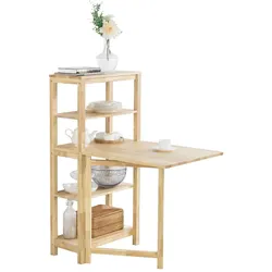 SoBuy, Esstisch, Klappbarer Esszimmertisch (60 x 98 x 126 cm)