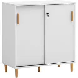 Aktenschrank Torge Weiß matt