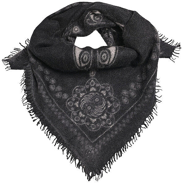 CUTE STUFF Kaschmirtuch BANDANA  schwarz EG