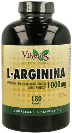 Vbyotics L-Arginine 1000 mg. 180 capsules