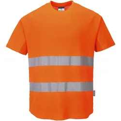 Warnschutz Mesh T-Shirt "C394" - M - Orange