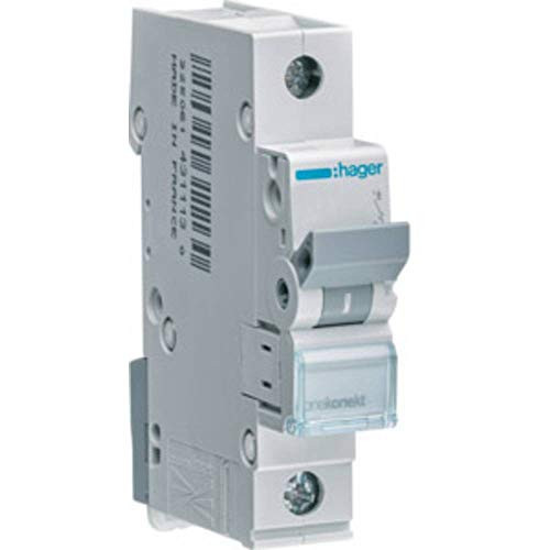Hager MCN116 C-type 1P 1-module installatieautomaat