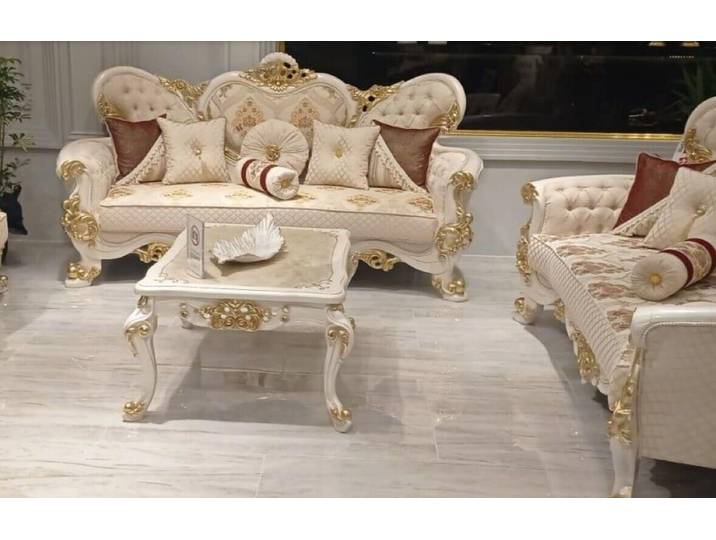 JVmoebel Couchtisch Luxus Couchtisch Barock aus Holz mit eleganter Ästhetik (1-St), Made in Europa