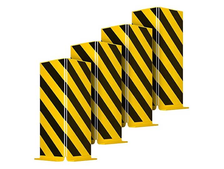 ROBUSTO BIGPACK 4x Anfahrschutzprofil L, g/s, aufdübeln, Stahl, 16 x 16 x 40 cm, Art.-Nr. 609591 Anfahrschutz Wand Flächenschutzprofil Regal Anfahrschutz