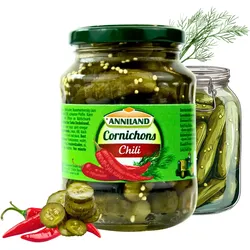 ANNILAND Cornichons mit Chili 330g